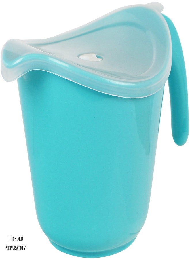 Reston Lloyd, Batter Bowl With Pour Spout, Non-Slip Base, Erogonomic Space Saving Detachable Handle, 2 QT Heavy Duty BPA-Free Microwave & Dishwasher Safe, Turquoise - Image 4