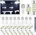 iFunyLED 24 Pieces Dome Light LED Car Interior Bulb Kit Set 194 T10 DE3175 578 31mm 42mm Bulbs Interior Replacement Lights for Car Map License Plate Door Side Marker Cornering Trunk Light Cool White - Image 2