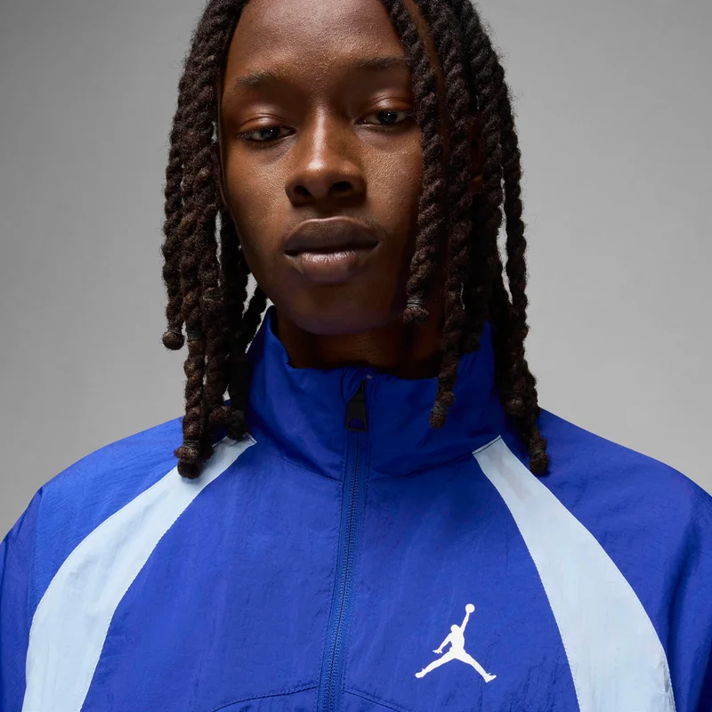 Jordan Blue Men's JAM x Fédération Française de Basketball Sport Warm-Up Jacket for Men | Best Price UAE