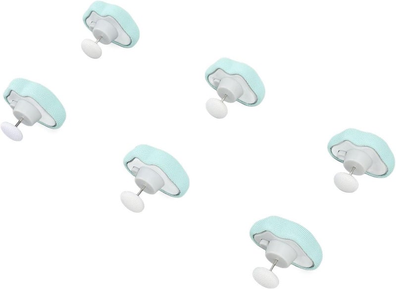 16Pcs Duvet Pin Comforter Clips, Duvet Fasteners with Detachable Cloud Shape, Prevent Quilt Shifting for Duvet Cover Insert Holder, Universal Button Pins for Quilt Cushions Curtain (Green) - Image 4