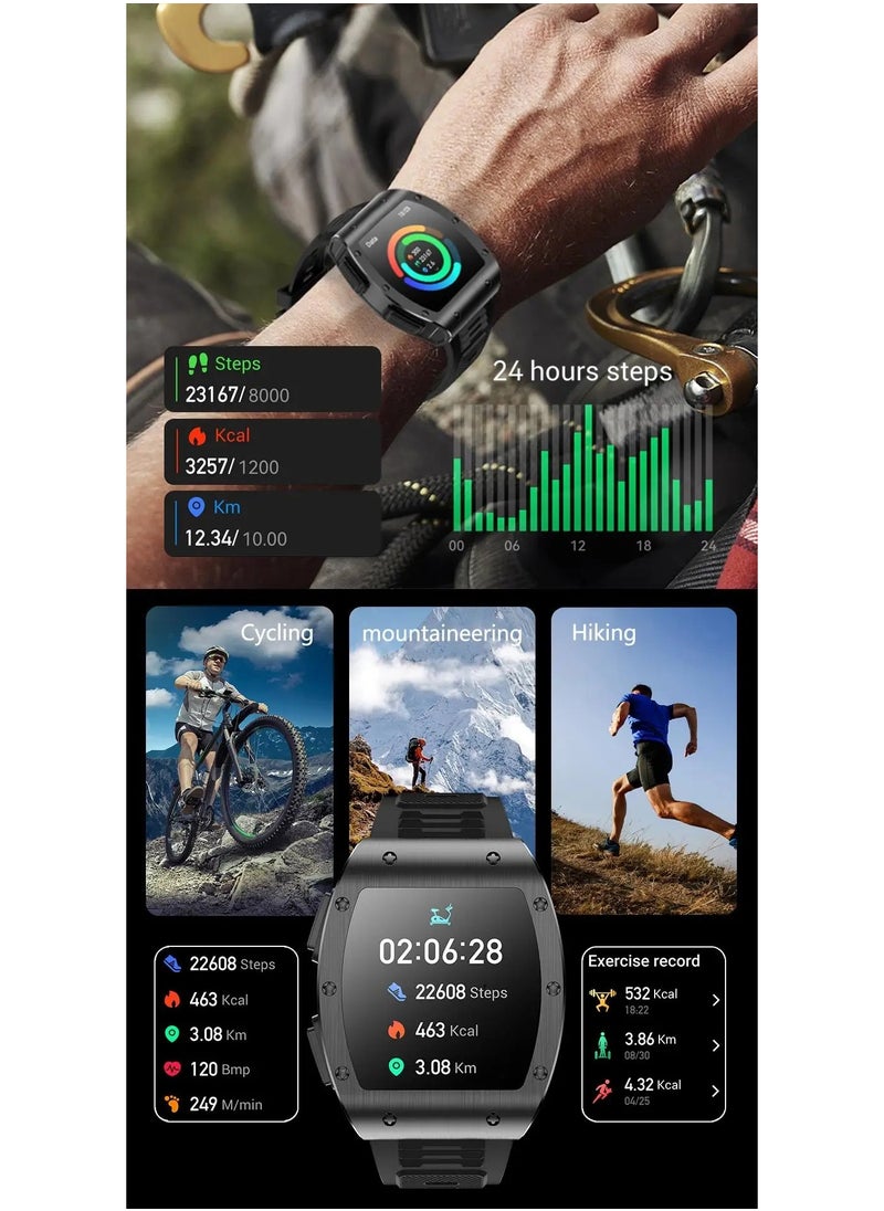AROAQ - JM09 TWS Smart Watch Wireless Earphones 2 in 1 Bluetooth Call Earphones Music Playing Sports Fitness - Image 1