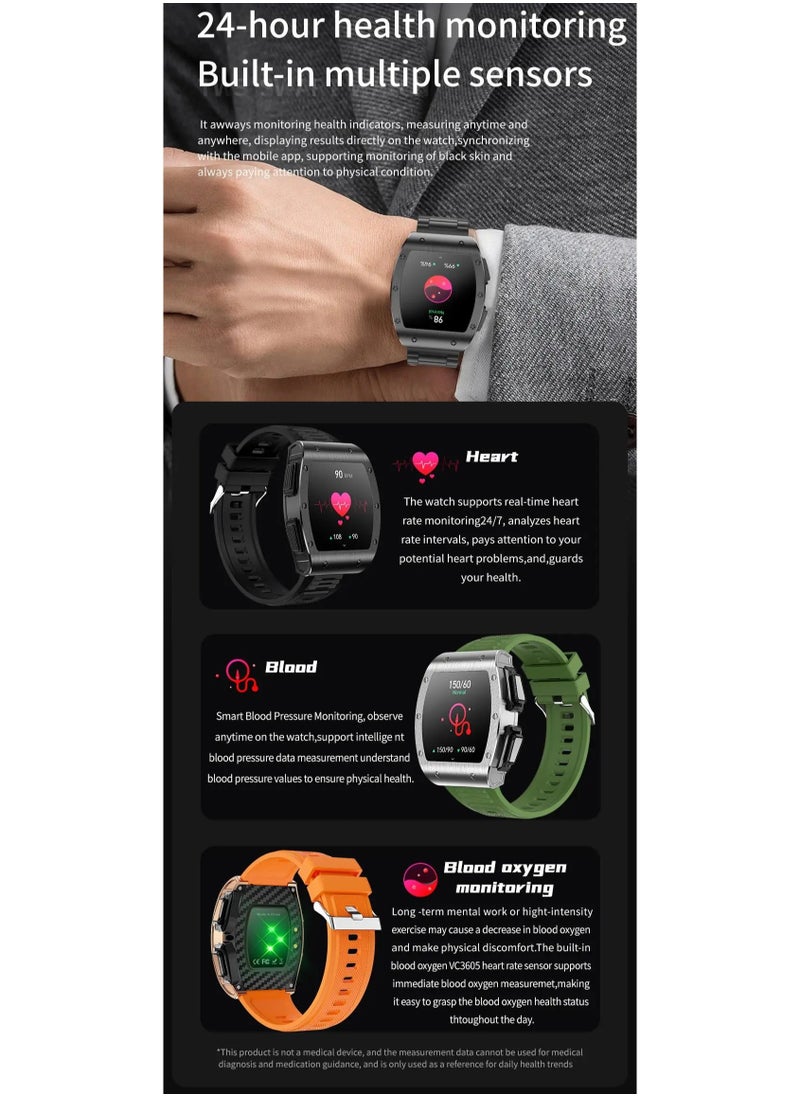 AROAQ - JM09 TWS Smart Watch Wireless Earphones 2 in 1 Bluetooth Call Earphones Music Playing Sports Fitness - Image 1