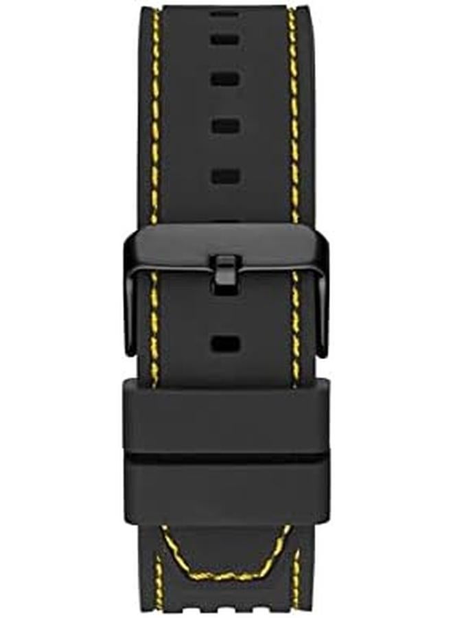 جس ساعة متعددة الوظائف بقرص أصفر مكشوف - Image 4