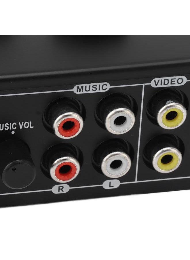 Thoraya Mini Portable Sound Mixer Karaoke Sound Mixer for Companies Family Gatherings 100‑240V EU Plug  - Image 5