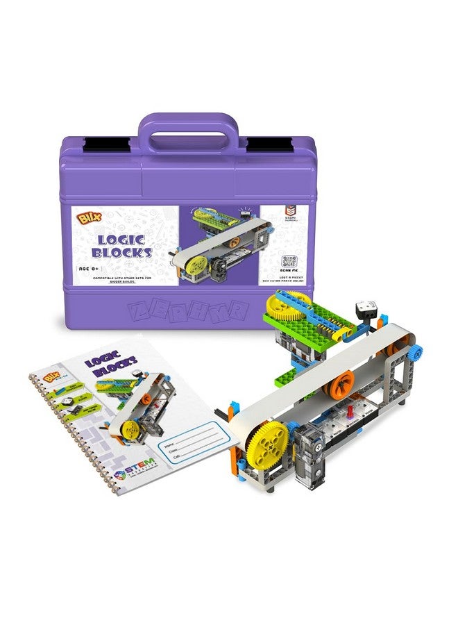 Blix Blix Robotix Logic Blocks, 10+ Frames, Screenless Programming Kit for Ages 8+, Science Kit, Educational DIY Building Set, Construction Toys, Made in India  - Image 1