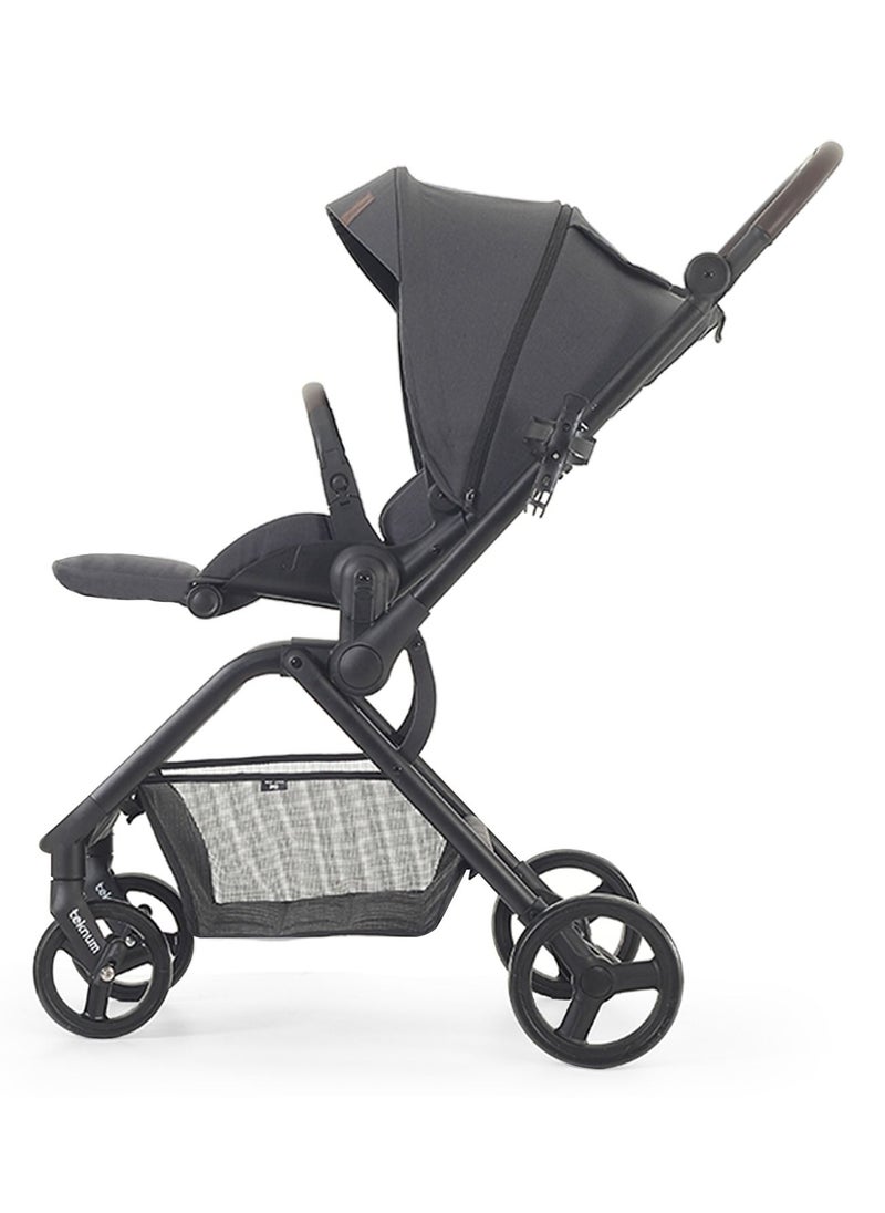 TEKNUM - Stroll - 1 Travel System With Reversible Stroller And Compacto Baby Car Seat - Grey - Image 1