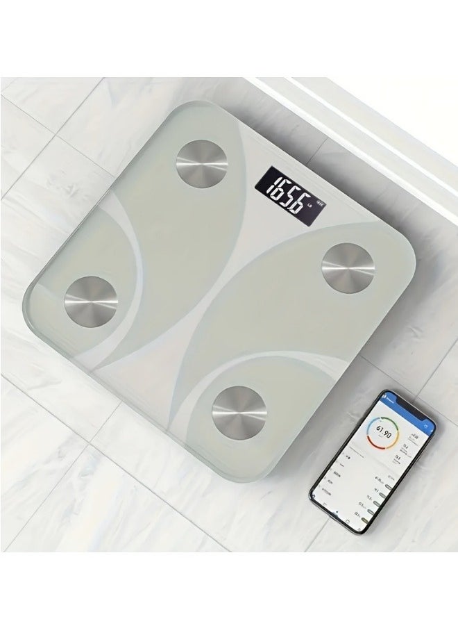 FPC - Weight Scale Professional Fat Health Intelligent Bluetooth Measurement Height and Weight Multi functional Human Electronic Scale Charging Model - Image 1