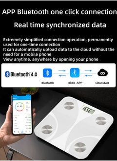 FPC Weight Scale Professional Fat Health Intelligent Bluetooth Measurement Height and Weight Multi functional Human Electronic Scale Charging Model  - Image 2