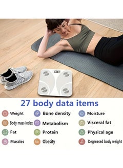 FPC Weight Scale Professional Fat Health Intelligent Bluetooth Measurement Height and Weight Multi functional Human Electronic Scale Charging Model  - Image 4