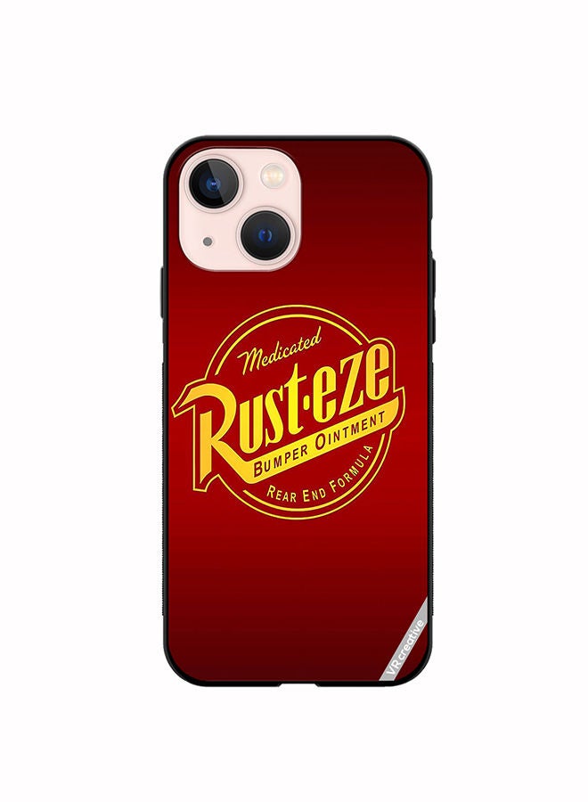VR CREATIVE Protective Case Cover For Apple iPhone 14 Plus Rust Eze Rear End Formula Design Multicolour - Image 1