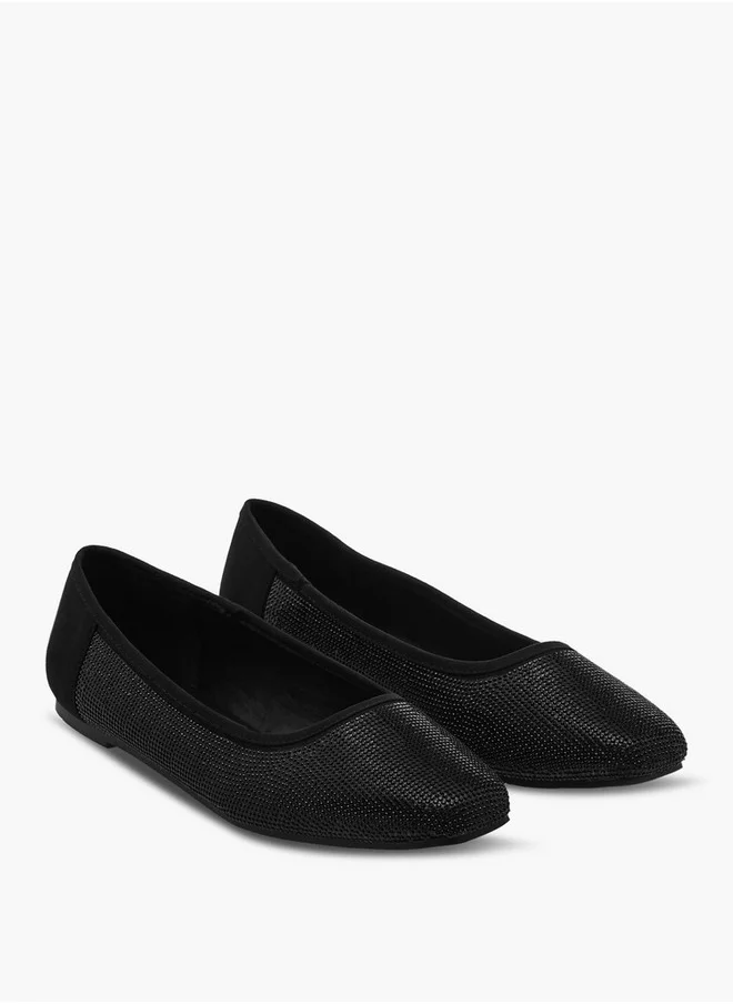 سيليست Women's Embellished Slip-On Ballerina Shoes