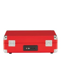 Crosley Crosley CR8005DP-RE1 Cruiser Plus Vintage 3-Speed Bluetooth in/Out Suitcase Turntable, Red  - Image 5