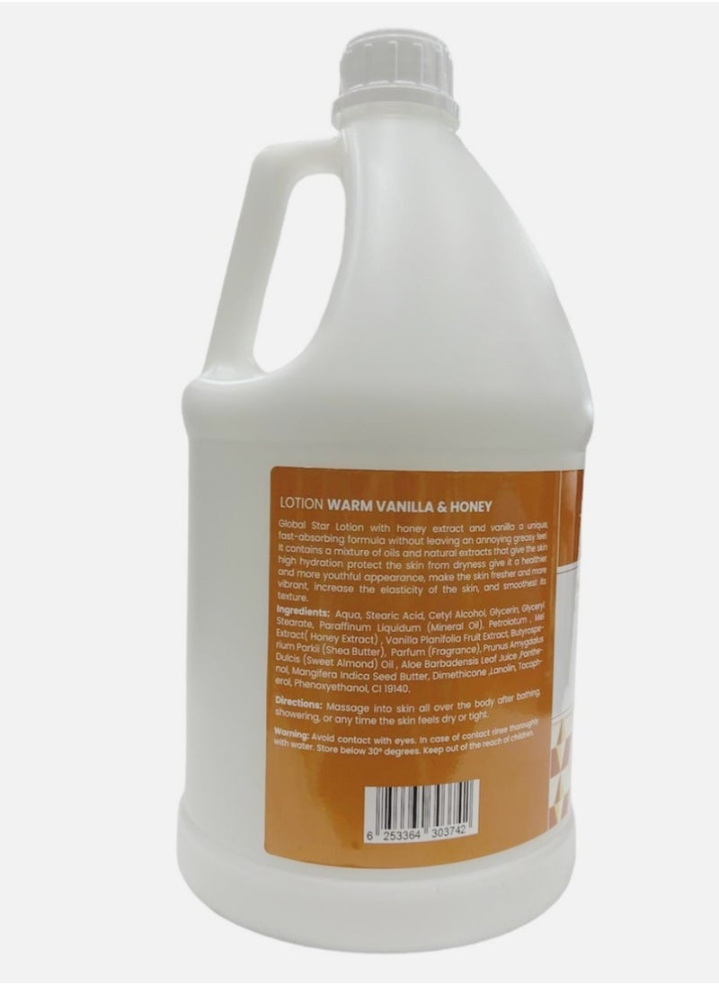 globalstar Globalstar Hand & Body Lotion Warm Vanilla & Honey 3.8L  - Image 2
