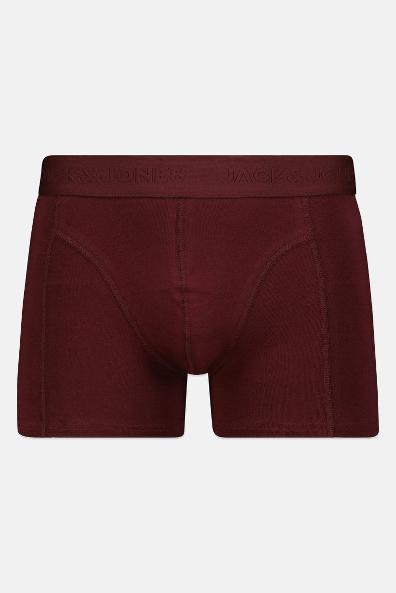 JACK & JONES Men 3 Pieces Brand Logo Trunks, Multicolor - Image 5