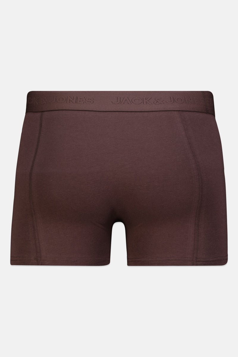 JACK & JONES Men 3 Pieces Brand Logo Trunks, Multicolor - Image 3