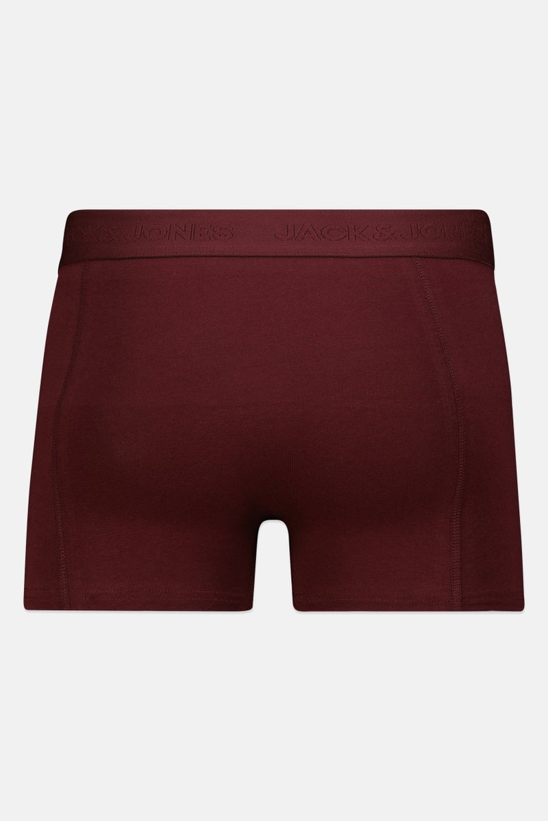 JACK & JONES Men 3 Pieces Brand Logo Trunks, Multicolor - Image 2