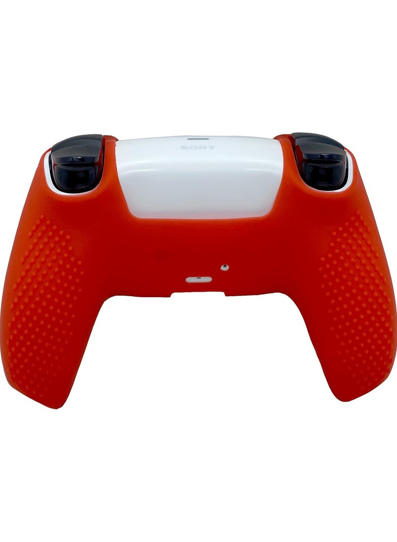 غطاء سيليكون مطاطي لوحدة تحكم بلاي ستيشن 5 مع 2 مقبض ابهام - Image 3