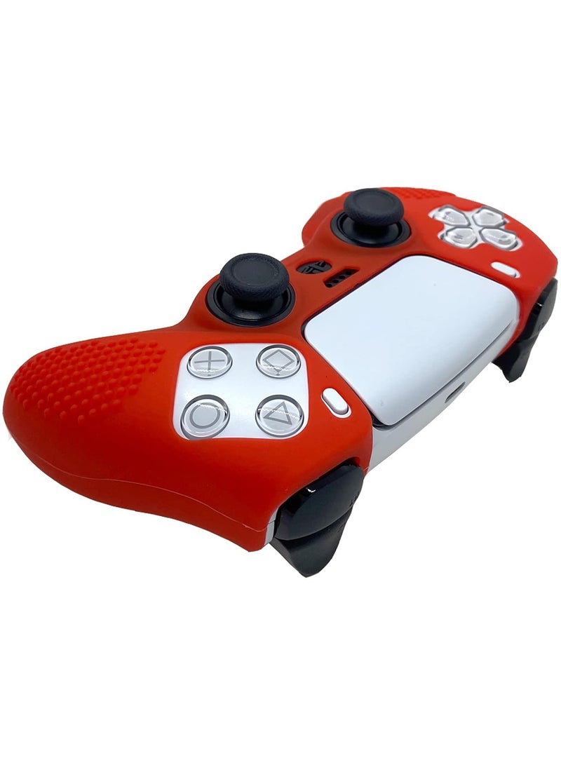 غطاء سيليكون مطاطي لوحدة تحكم بلاي ستيشن 5 مع 2 مقبض ابهام - Image 4