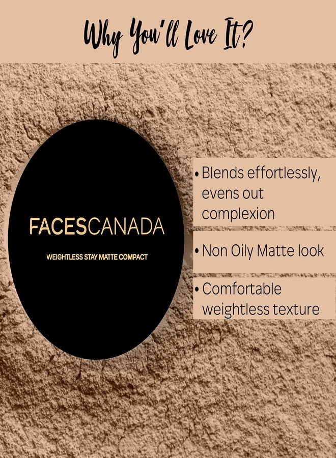 Facescanada FACES CANADA Stay Flawless Combo | Rose Gold Strobe Cream (30 ml) & Weightless Stay Matte Finish Compact Powder - Natural (9 gm) | Highlighter Glow | Flawless Finish | Hides Imperfections - Image 5