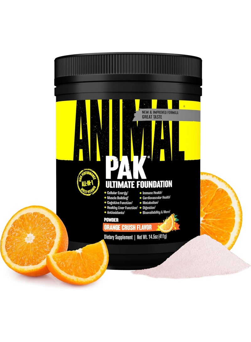 ANIMAL PAK Ultimate Orange Crush Multivitamin – 30 Servings for Performance & Health - Image 1