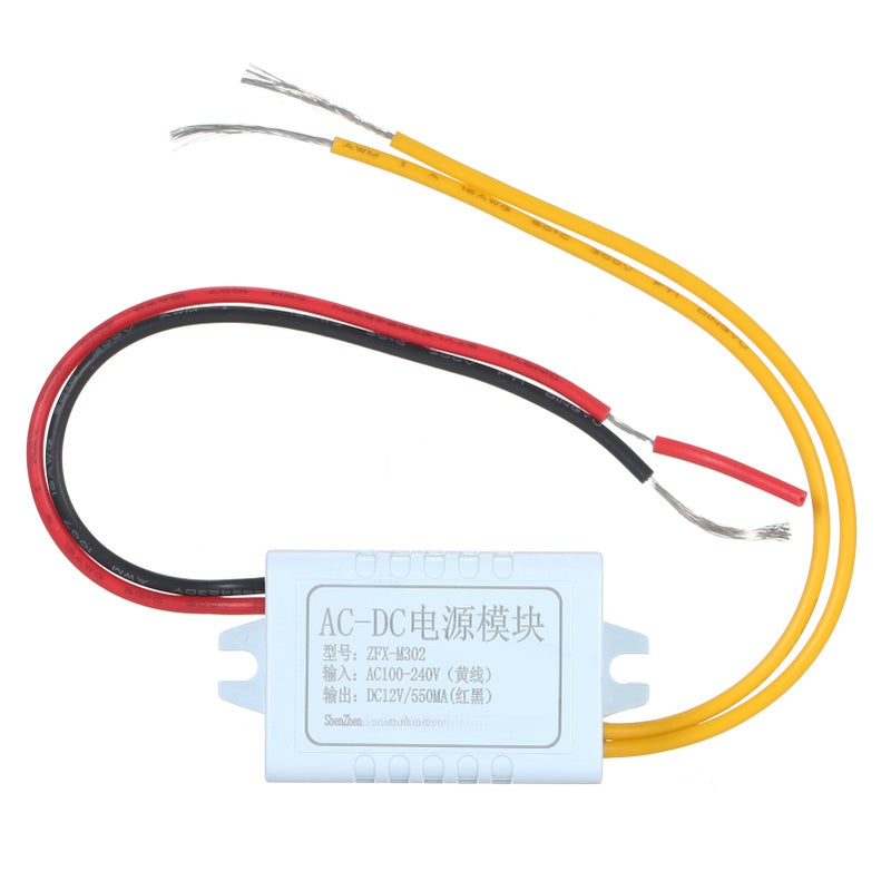 A C-D C100-240V D C12V 550mA  Switch Electronic Module with Overvoltage/ Overcurrent/ Short Circuit/ Overheating P-rotection Design Mini Portable for Industrial Control System - Image 5