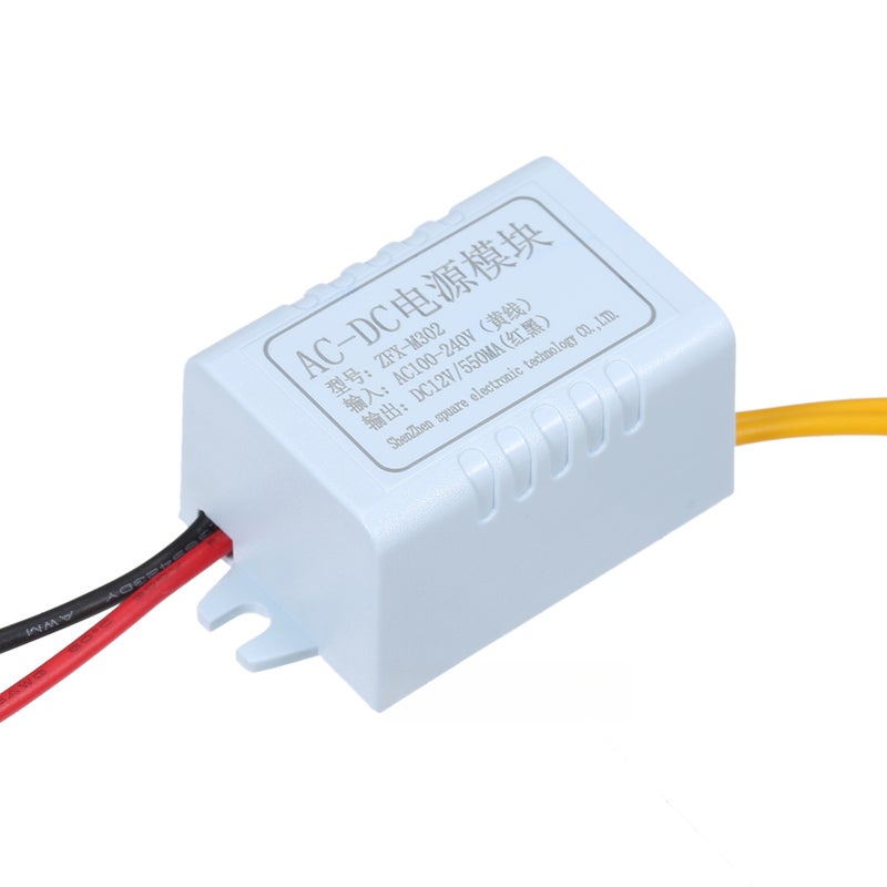 A C-D C100-240V D C12V 550mA  Switch Electronic Module with Overvoltage/ Overcurrent/ Short Circuit/ Overheating P-rotection Design Mini Portable for Industrial Control System - Image 4
