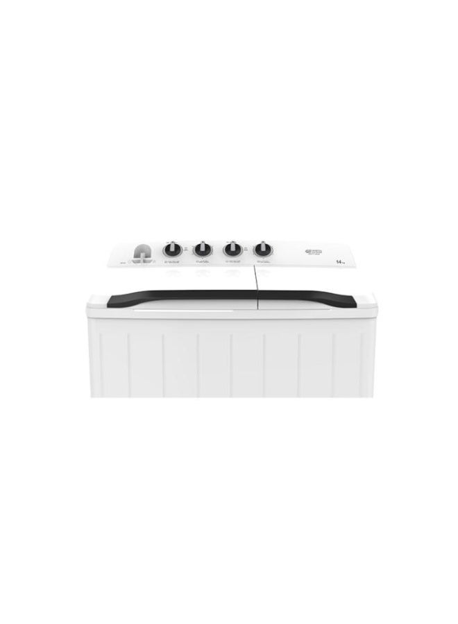 GENERAL SUPREME Washing Machine Semi Automatic Twin Tub 14 KG White,GSTT14XW - Image 5