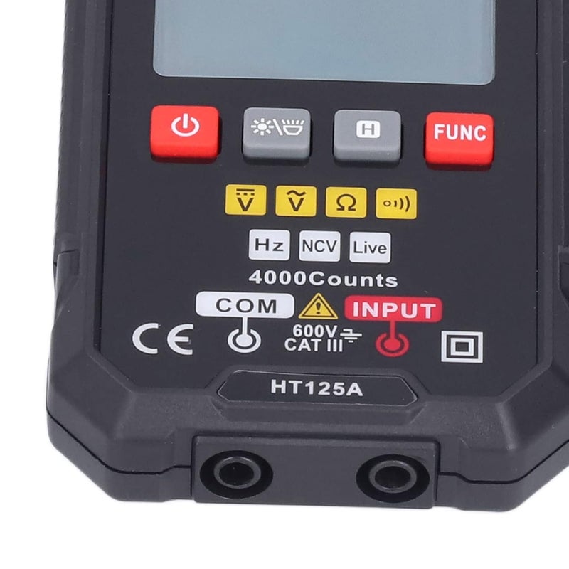Digital Multimeter Tester AC DC Voltage Frequency Resistance Backlit Screen Portable - Image 3
