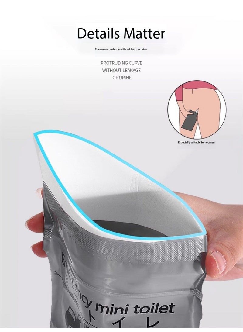 700ml Ultra-Light Leakproof Emergency Urine Bag | IXPE Antibacterial + Instant Absorption & Solidification Technology | Portable Unisex Emergency Sanitary Bag (18-Pack) | For Outdoor Camping/Traffic Emergencies/Medical Care - Image 2