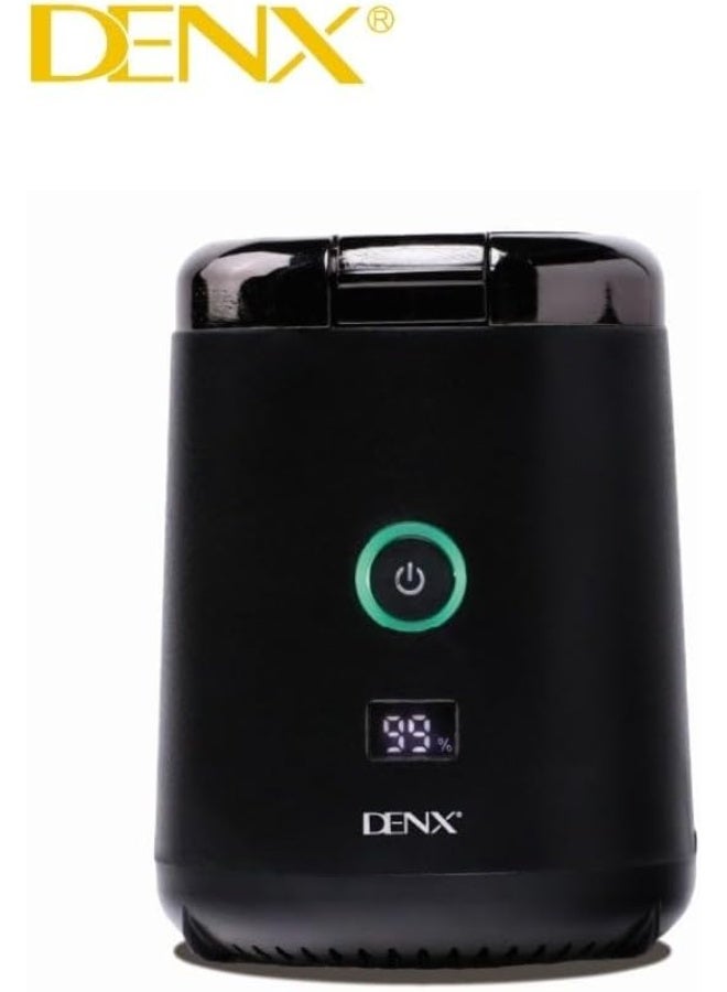DENX DX1922 Portable Smart Electronic Censer with Turbo Fan, 2000mAh Rechargeable Battery, USB Type-C Fast Charging, Premium Metal Bakhoor & Incense Burner for Home, Office & Car - Image 3