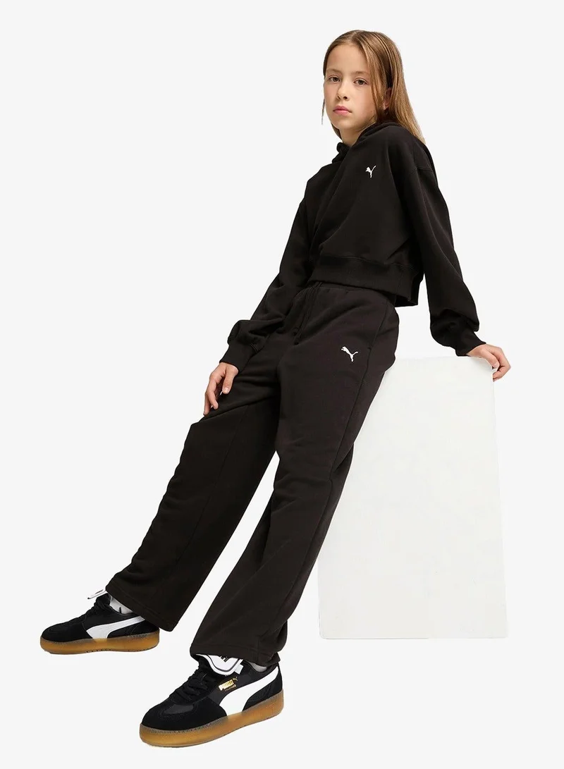 Puma PUMA Black Youth Essential Logo Hoodie for Women | Best Price UAE