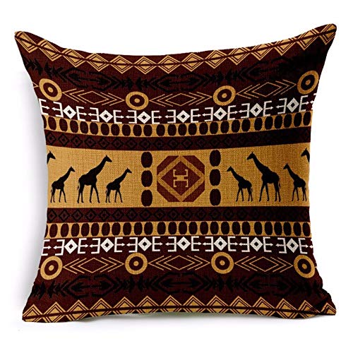 AEROHAVEN Jute 150TC Cushion Covers, Set of 5, (18 x 18 Inch, Multicolour, CC109) - Image 3