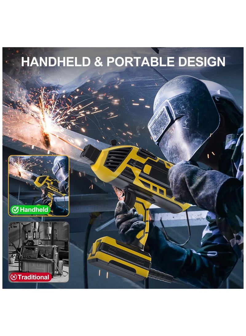 ZLH HITY Electric Welding Machine, 220V Portable Welder with IGBT Inverter 6 Variable Current Adjustment, Handheld ARC Welder with 10pcs Rods, Fits for - Image 4