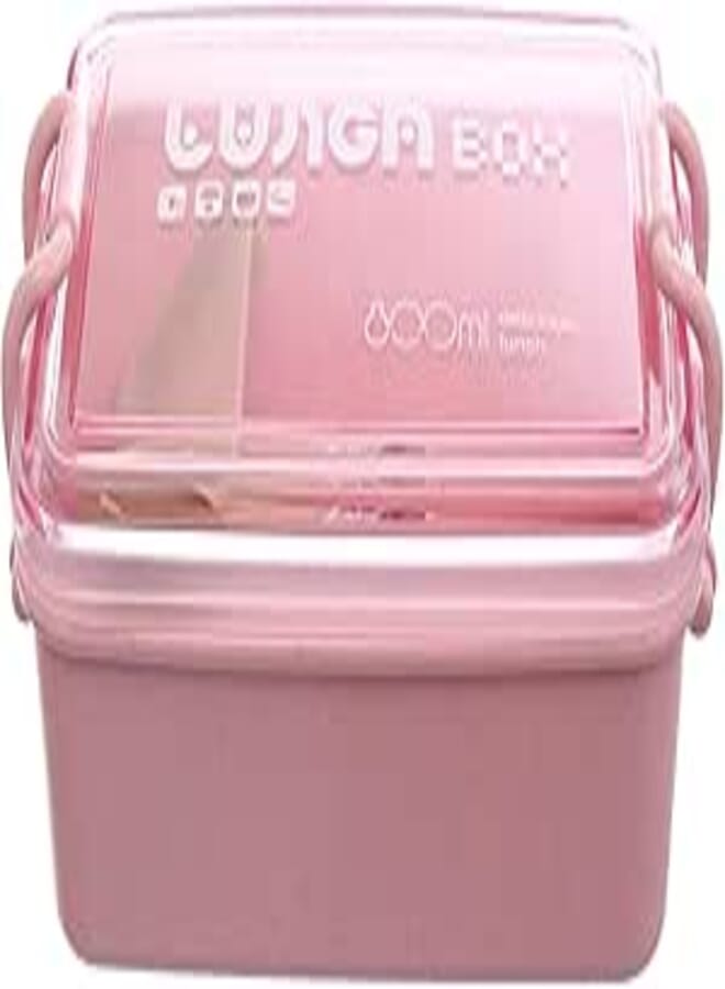 SONIX Lunch Box S-3025158 600ml with Spoon & Fork, Single Set