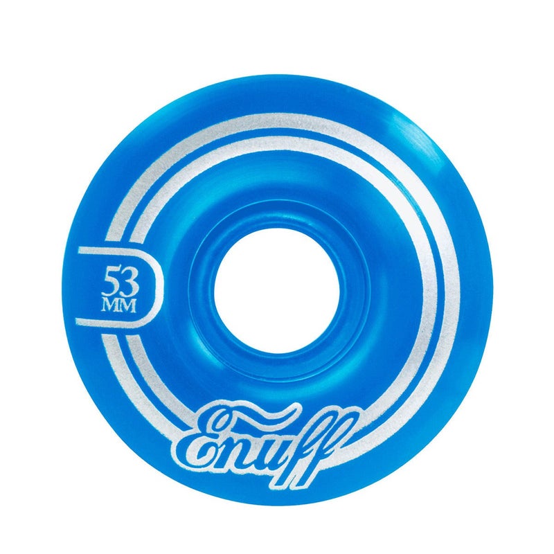 Enuff Refresher II Skateboard Wheels Blue 53mm 55D [set/4]