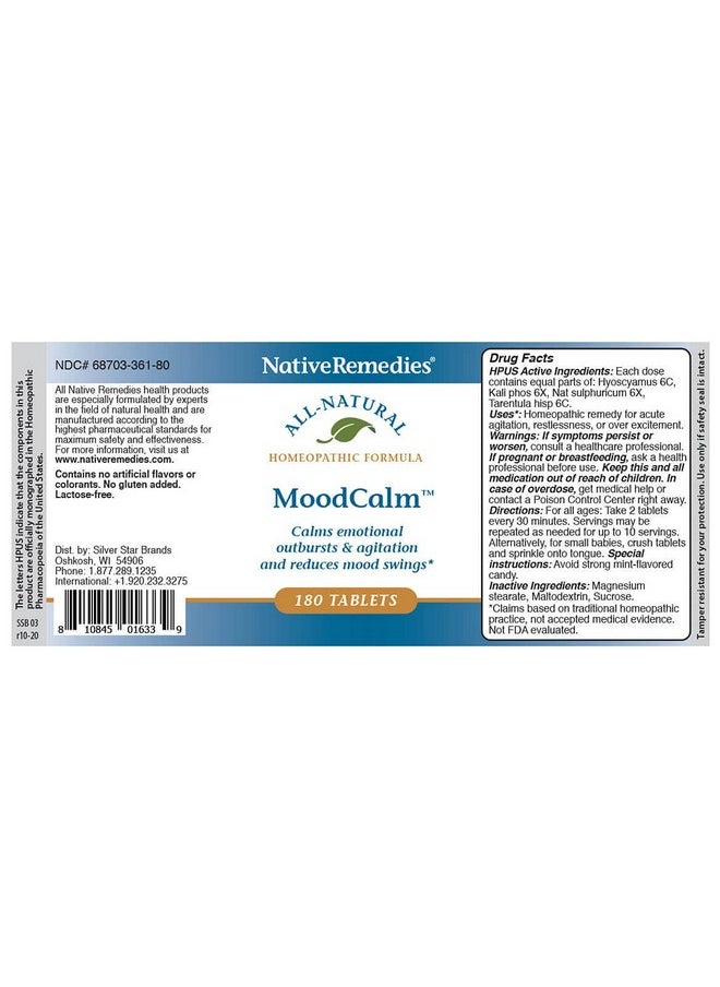 Native Remedies MoodCalm for Mood Swings & Emotional Balance Stress Relief Remedy  - Image 5