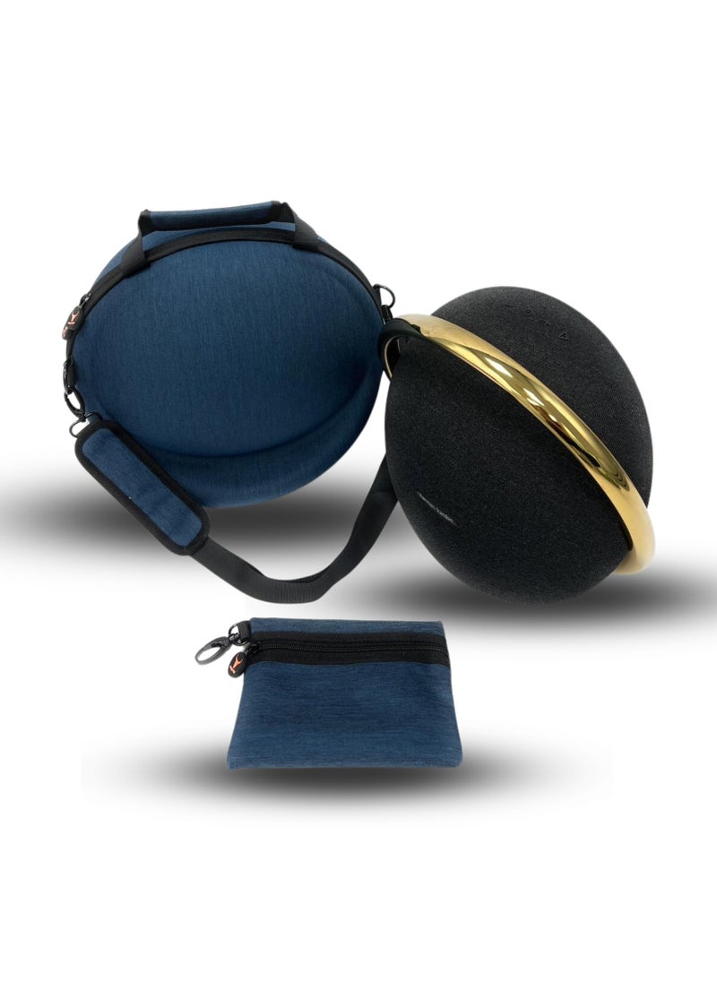 Angry Bull ONYX STUDIO 7 Speaker Carrying Bag – Soft Fabric, Premium Protection (BLUE)  - Image 1