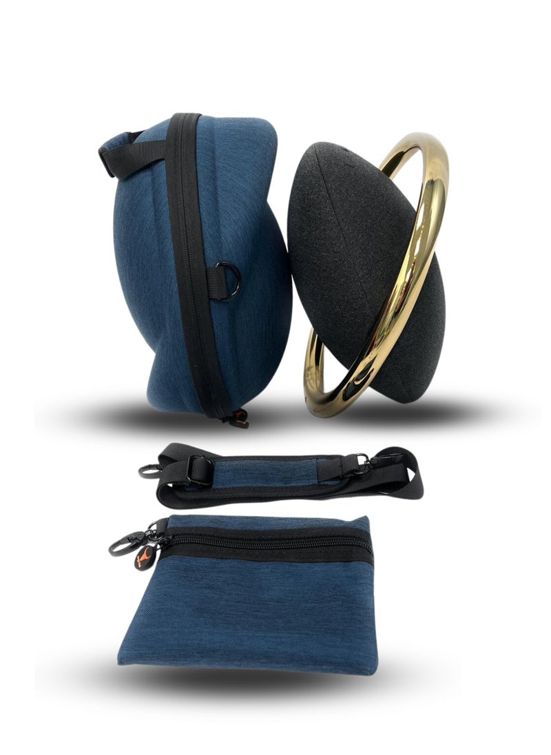 Angry Bull ONYX STUDIO 7 Speaker Carrying Bag – Soft Fabric, Premium Protection (BLUE)  - Image 2