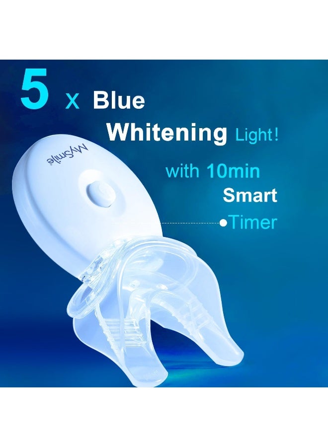 MySmile Teeth Whitening Light with Mouth Trays 5LED Powerful Accelerator Light Integrated with Smart Timer and Long Lasting BatteriesTeeth Whitening Gel Not Included - Image 4