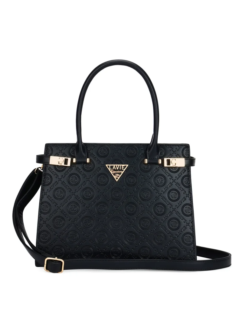 Signature Women's Michigan Satchel Handbag (Black)