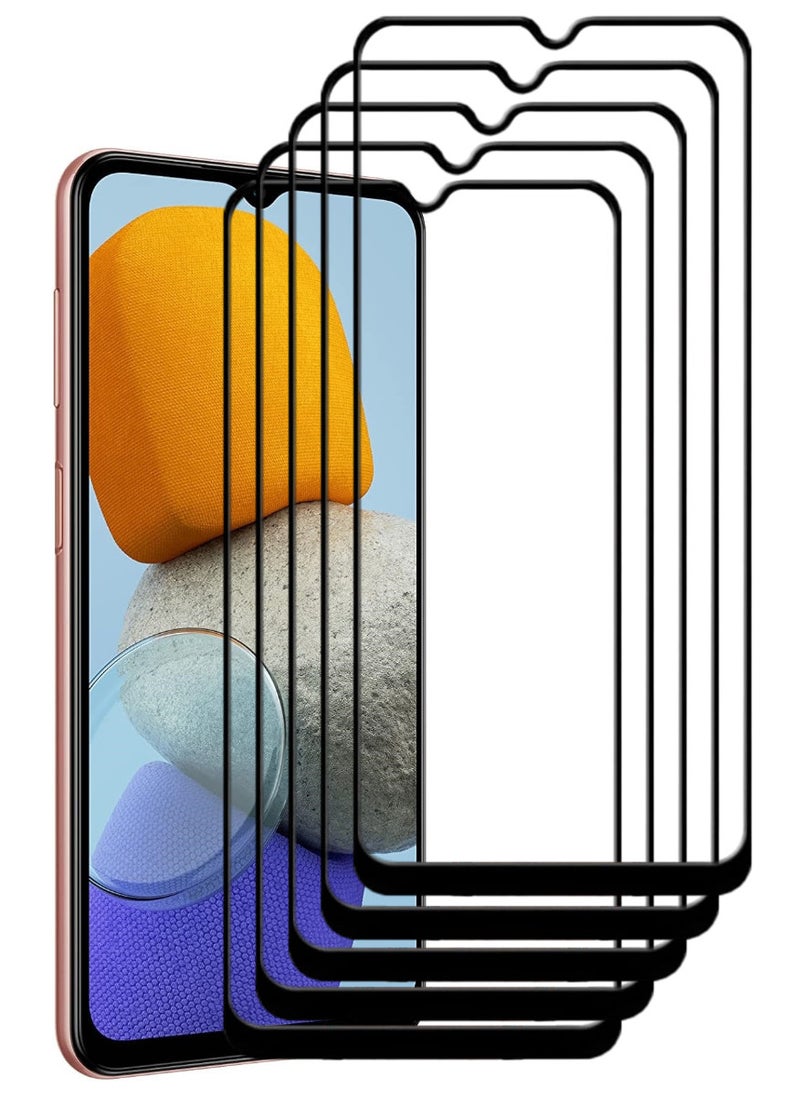 ACLIX 5 Pieces Antistatic ESD Dustproof Premium Quality High Definition Tempered Glass Screen Protector Designed For Samsung Galaxy M23 - Image 1