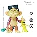 Xonery 3D Printed Monkey Kids Toy Articulated Animal Figurine Executive Desk Toys Festive Holiday Desk DecorValentines Day GiftsMini Play OrnamentParty Favors Banana Rainbow - Image 4
