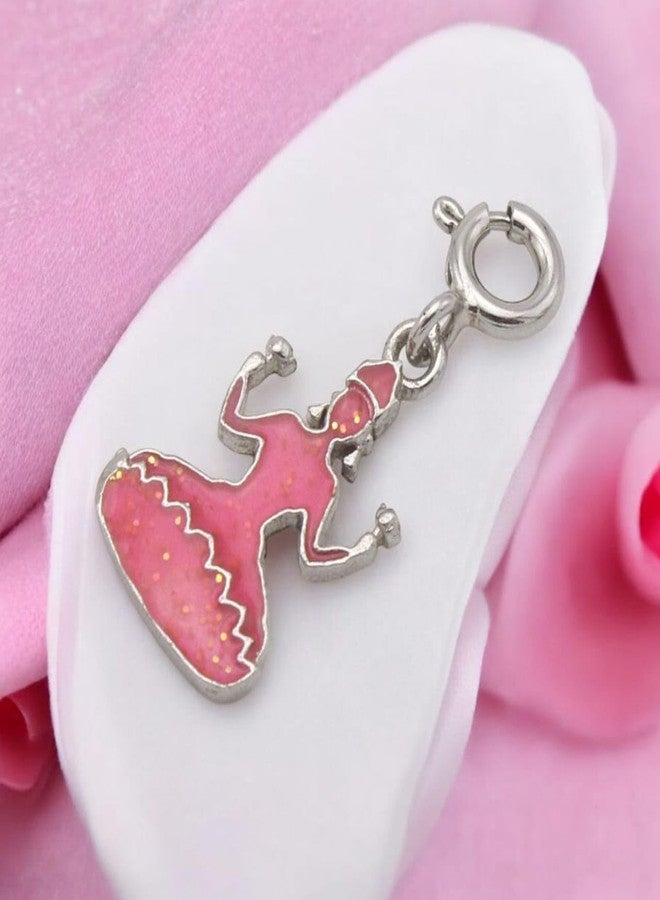 LBV 925 Sterling Silver Pink Laxmi Ji Charm For Girls and Women - Image 3