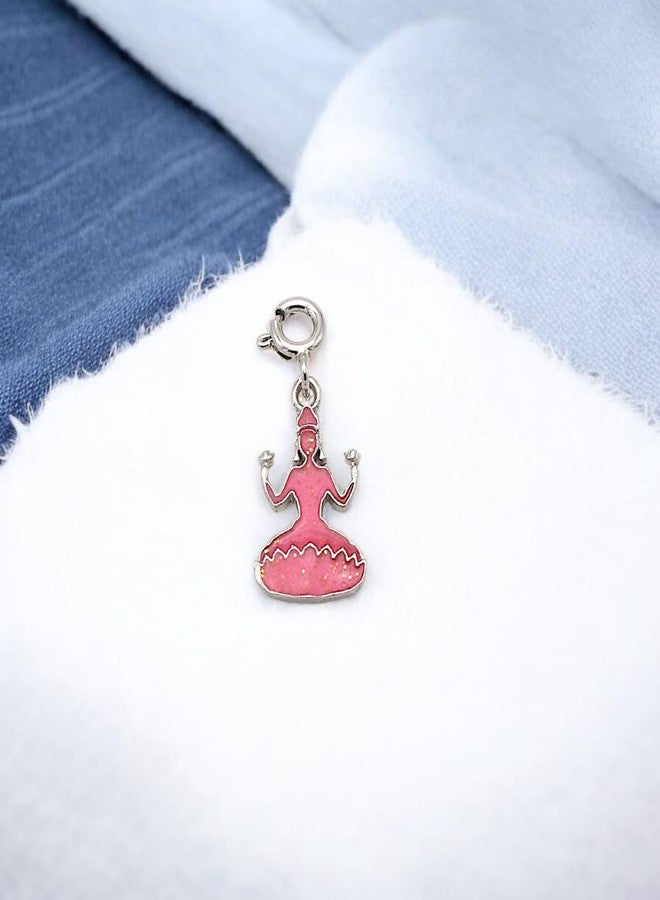 LBV 925 Sterling Silver Pink Laxmi Ji Charm For Girls and Women - Image 4