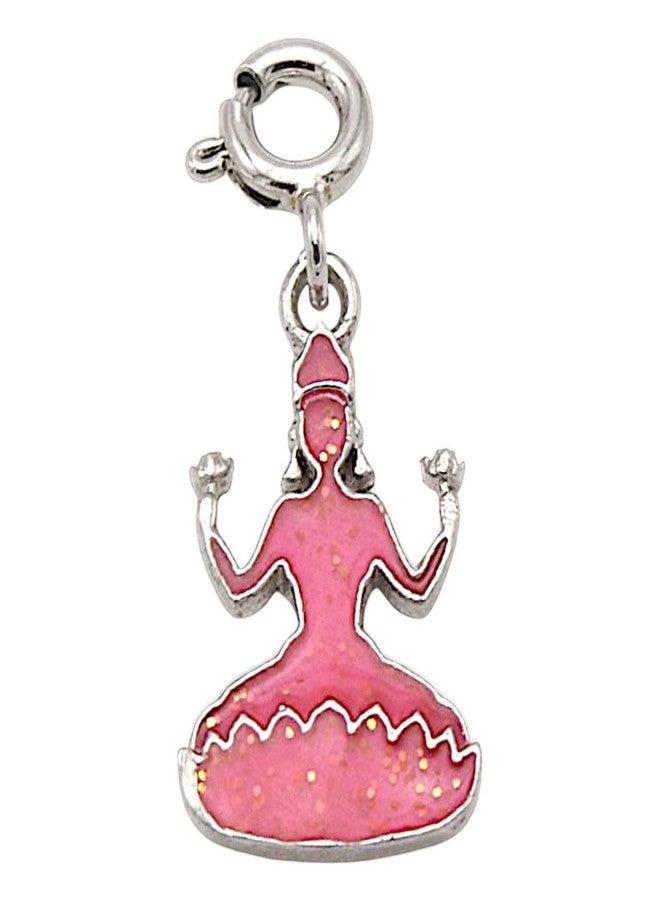 LBV 925 Sterling Silver Pink Laxmi Ji Charm For Girls and Women - Image 1