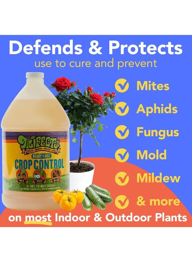 Trifecta Crop Control Insecticidal Soap for Plants | All Natural Fungicide for Plants | Spider Mite Killer Indoor Plants, Food Safe Commercial Grade Pesticide, Herbicide, Spider Mites Spray for Plants - Image 2