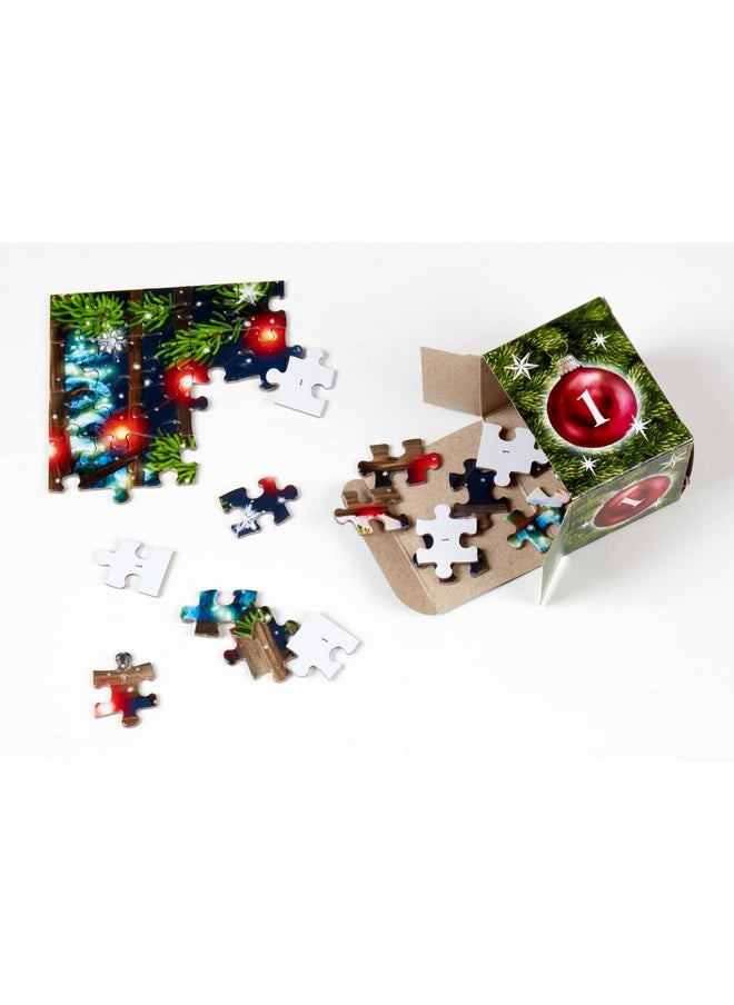 Jigsaw Puzzle Advent Calendar 1000 Pieces - The Inn at Christmas by Vermont Christmas Company - 1000 Pieces - 24 Sections to Complete During Advent