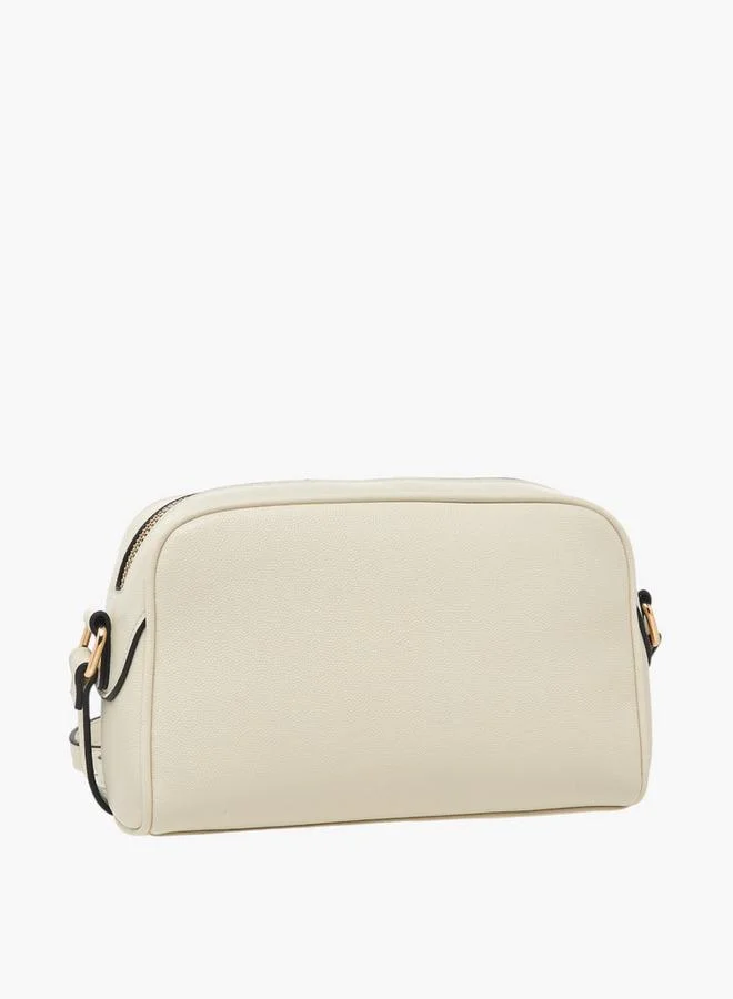 Celeste Solid Crossbody Bag with Zip Closure