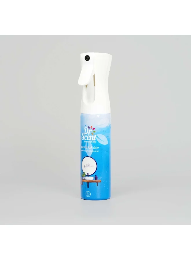 دكتور سينت بخاخ مزيل رائحة المرحاض من Dr Scent Breeze of Joy - تخلص من أقوى روائح المرحاض، برائحة الليمون والليمون الأخضر والزنبق والزنجبيل والمسك، 300 مل