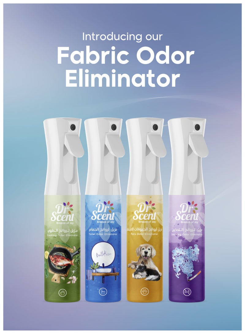 دكتور سينت بخاخ مزيل رائحة المرحاض من Dr Scent Breeze of Joy - تخلص من أقوى روائح المرحاض، برائحة الليمون والليمون الأخضر والزنبق والزنجبيل والمسك، 300 مل  - Image 2